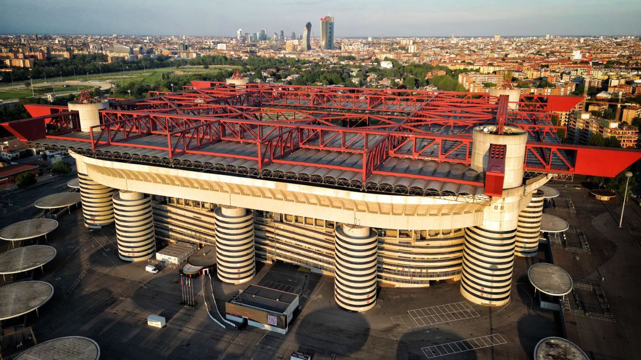 San Siro stripped of hosting 2027 men's UCL final