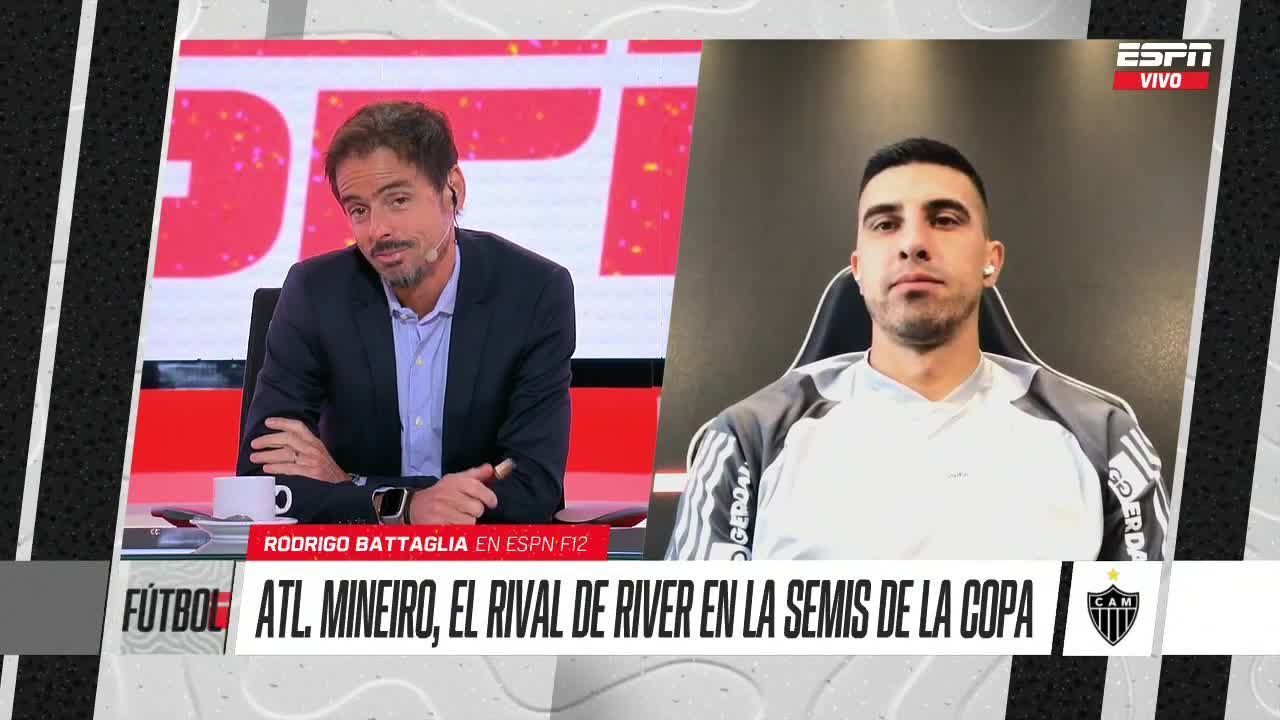 Rodrigo Battaglia anticipó la semifinal entre At.Mineiro y River en ...