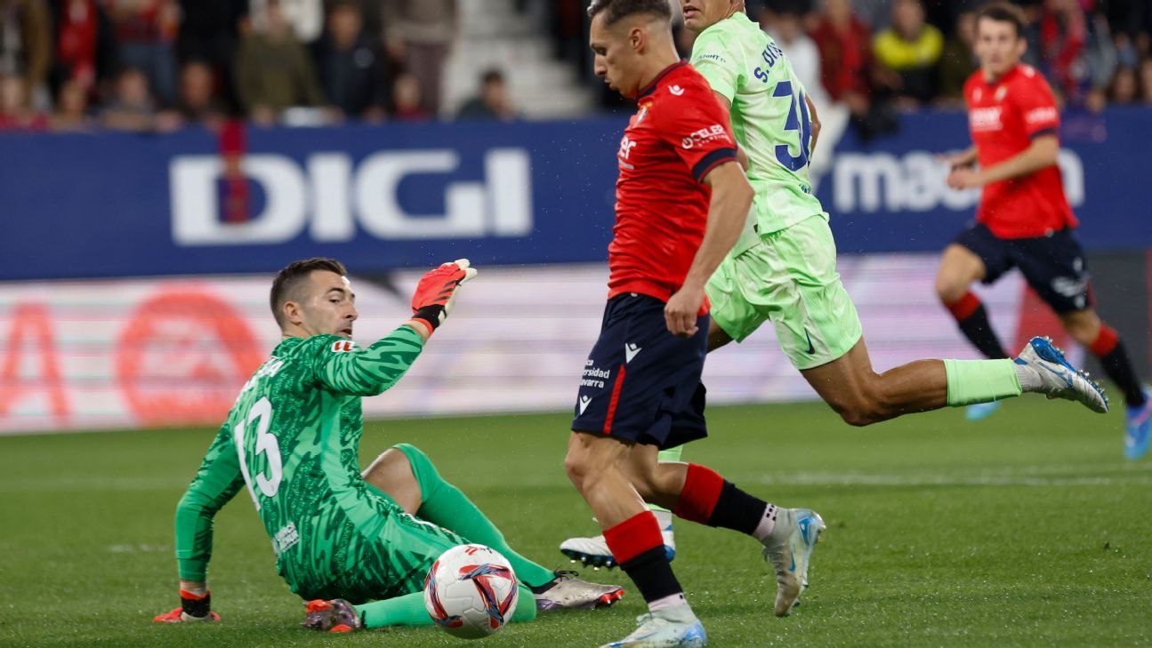 Osasuna destroyed a Barça disappointment