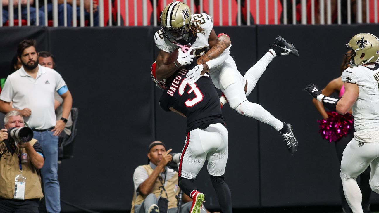 The injured Saints try to bounce back from the Falcons’ loss while the Chiefs show up