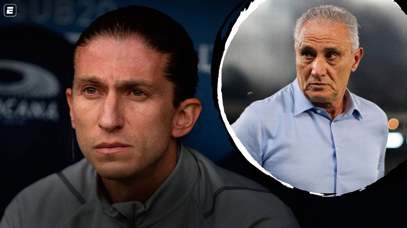 Filipe Luís enaltece legado de Tite antes da final pelo Flamengo: título é prioridade