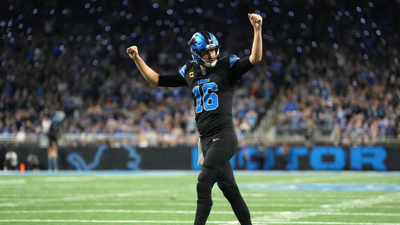 Jared Goff throws a perfect game to set the NFL record for Lions wins