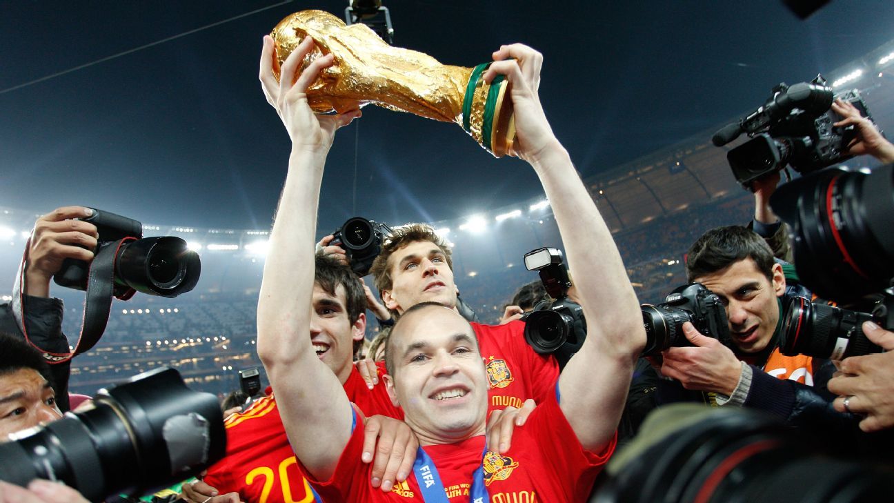 Iniesta, 40, teases retirement in tearful video