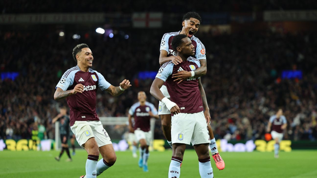 During the Champions League competition: Golazo and Triunfo for Aston Villa ahead of Bayern