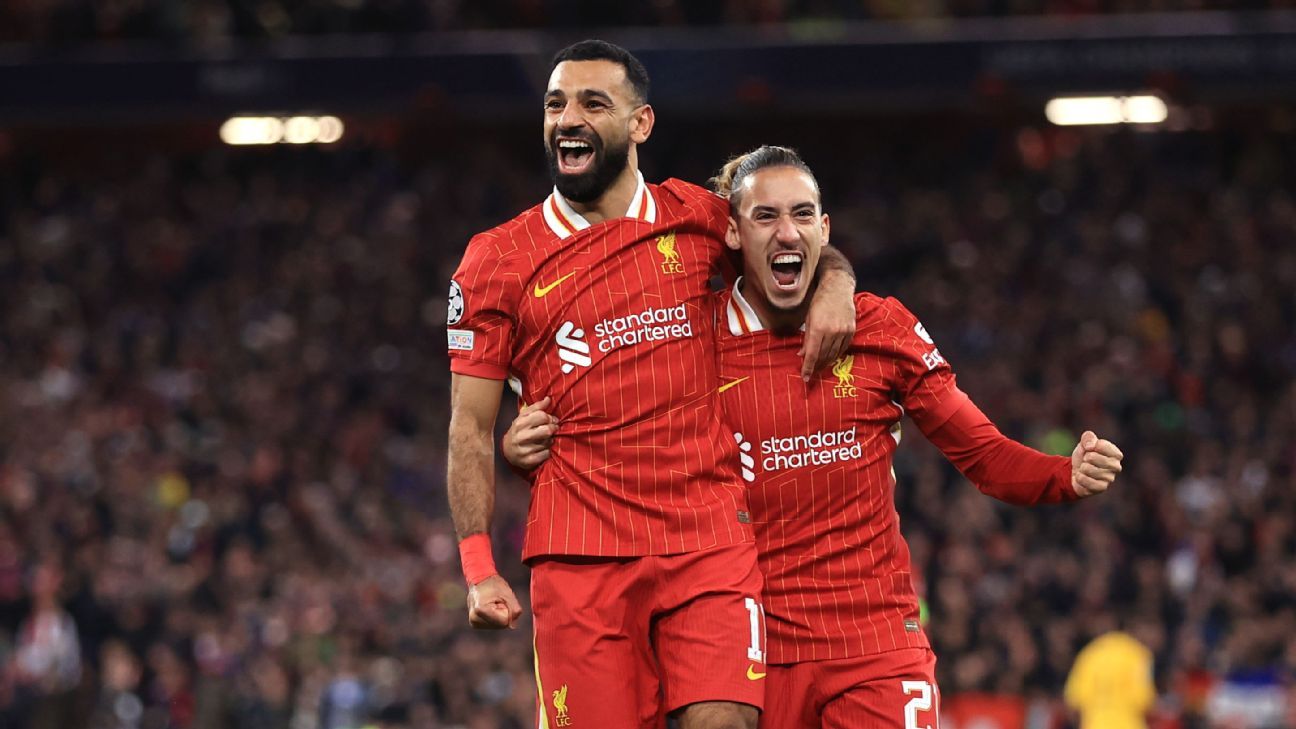 Sensational Salah lifts Liverpool again in Champions League