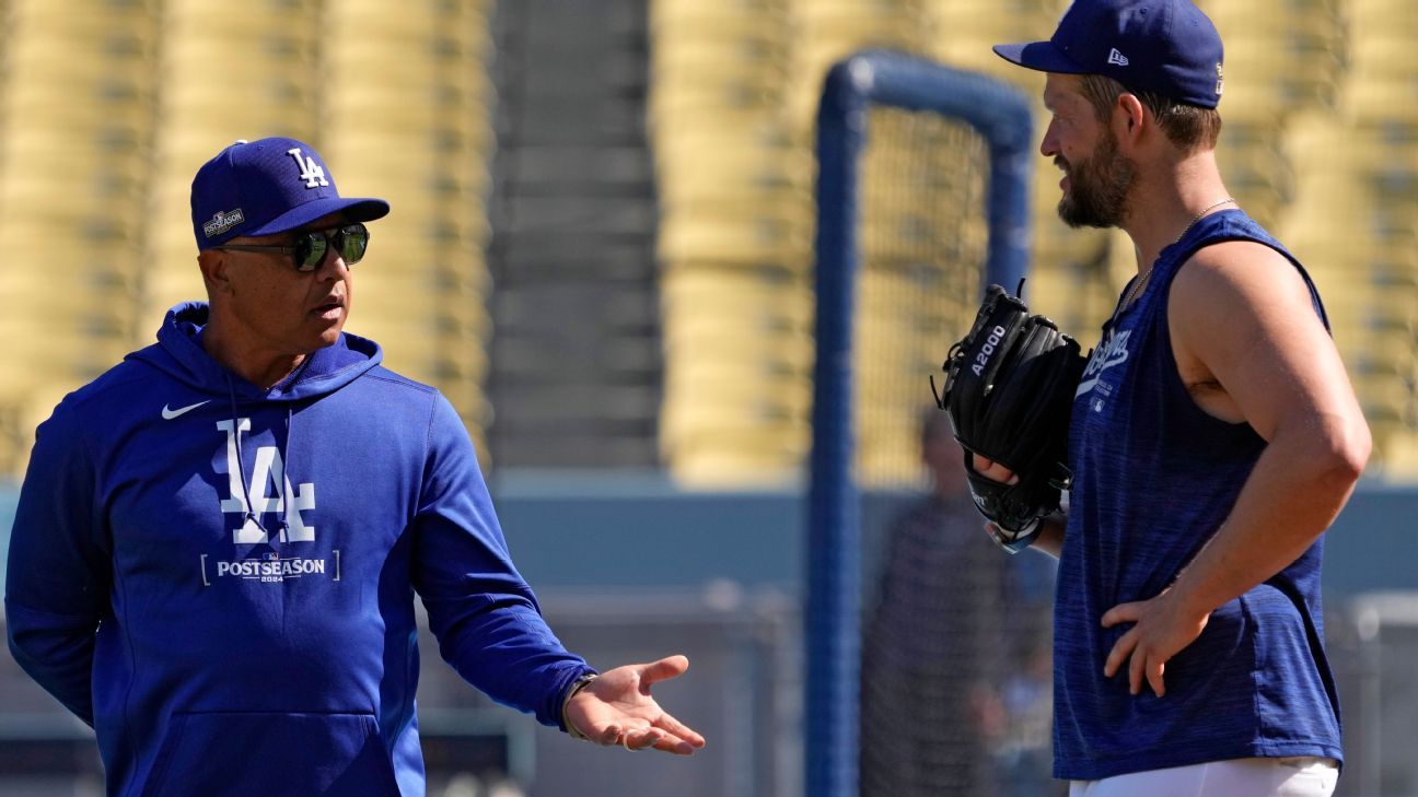 Los Angeles Dodgers shut down Clayton Kershaw for postseason - ESPN