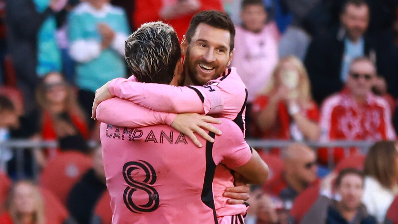 Messi-led Miami 1 win from MLS points record