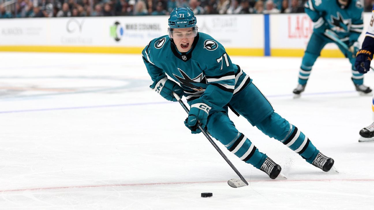 Sharks’ Macklin Celebrini was evaluated for an injury and missed practice