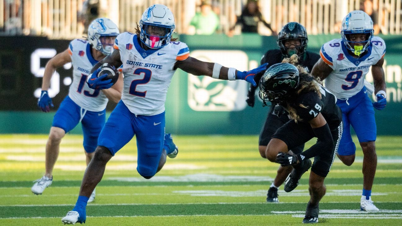 Ashton Jeanty eclipses 200 yards again in Boise State rout ESPN