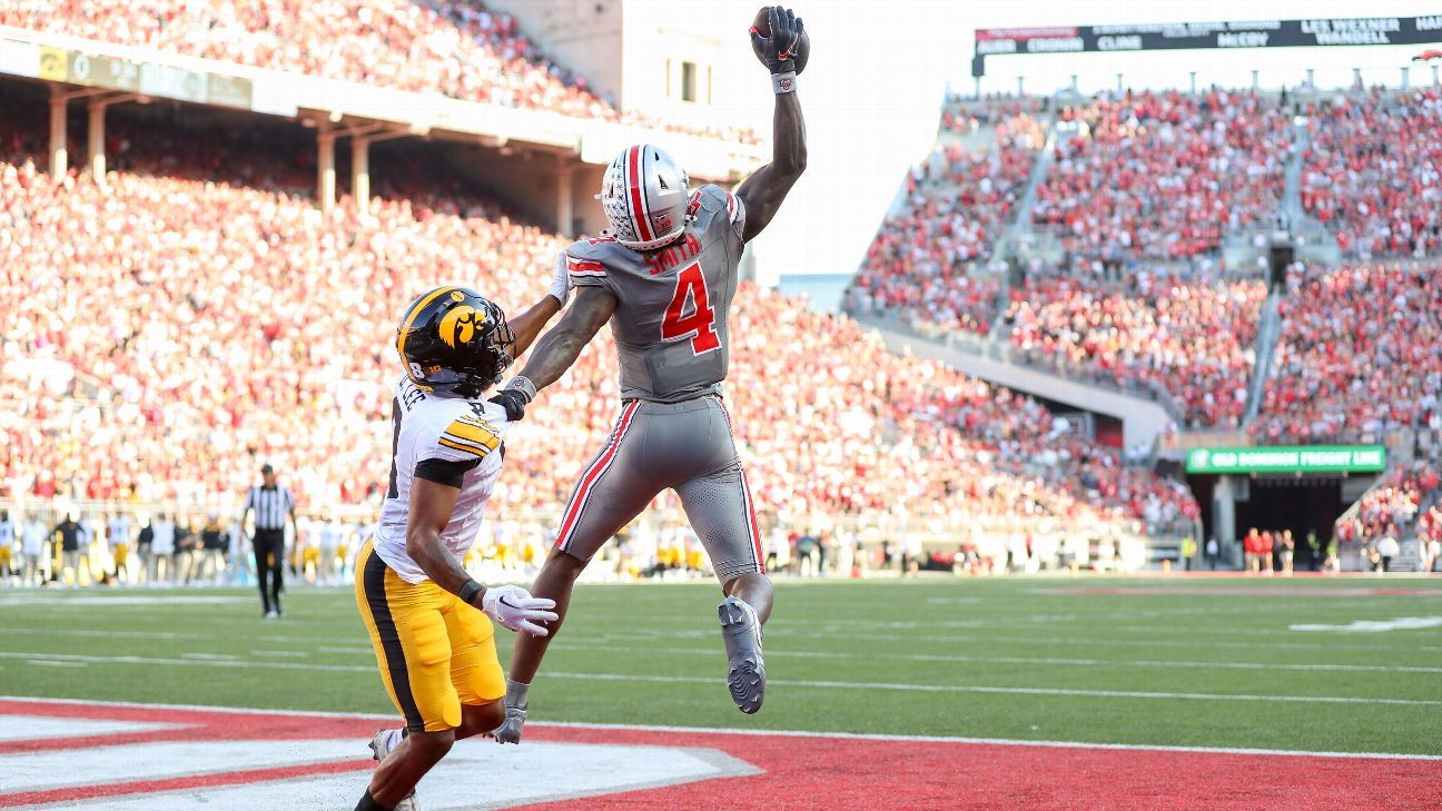 Ohio State receiver Jeremiah Smith a 'generational talent' ESPN