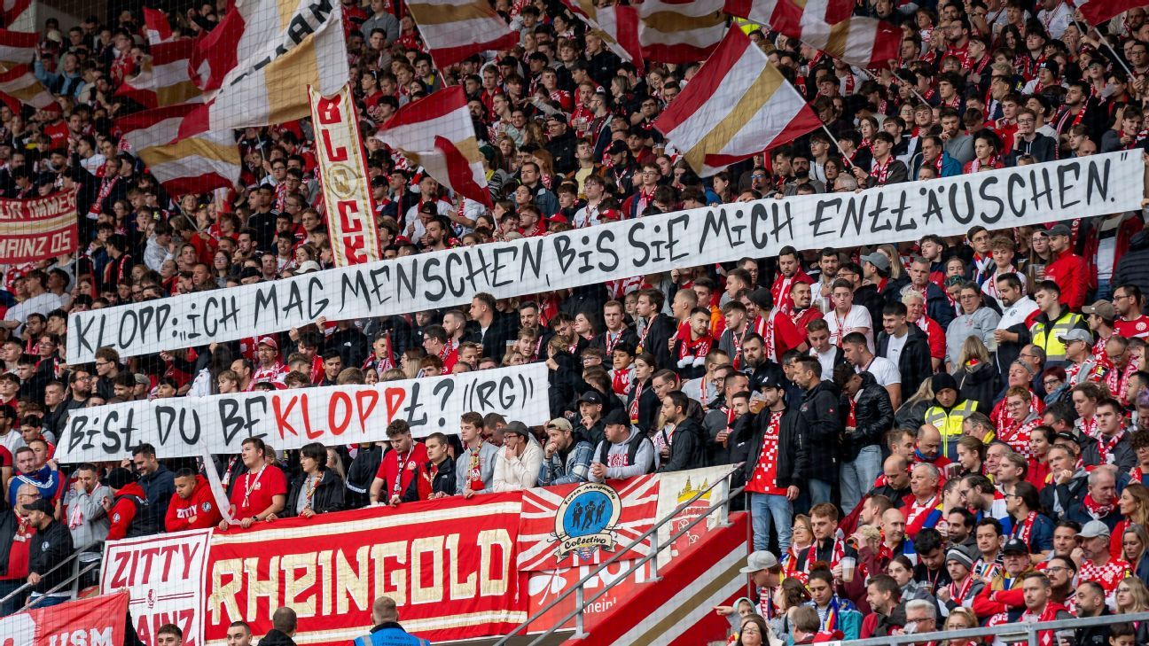 Mainz fans turn on Klopp over Red Bull exec role