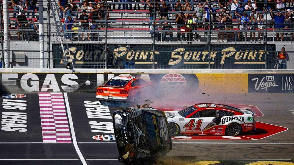 Tyler Reddick Flips Car in First Race of NASCAR Semifinals