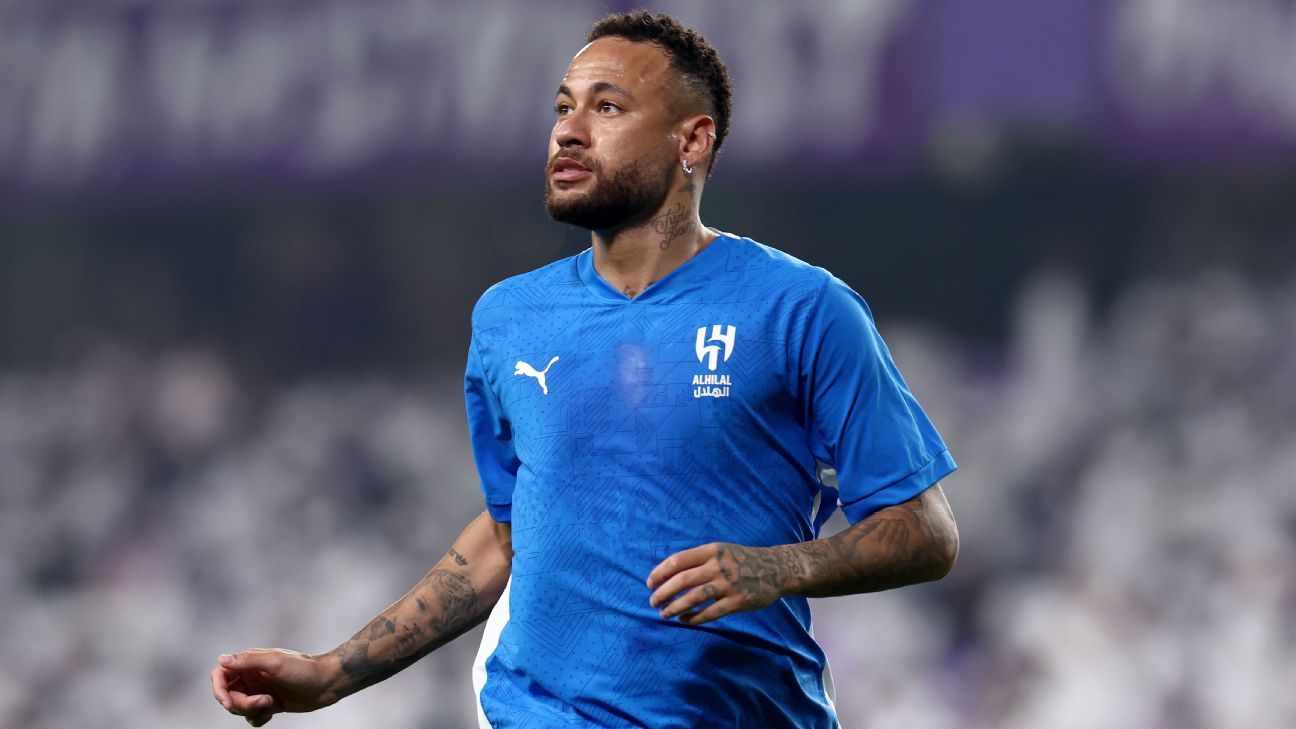 Neymar makes Al Hilal return after a 12-month injury layoff