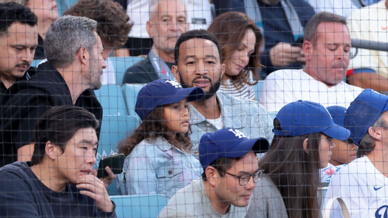 John Legend, Billie Jean King headline World Series Game 1 celeb sightings