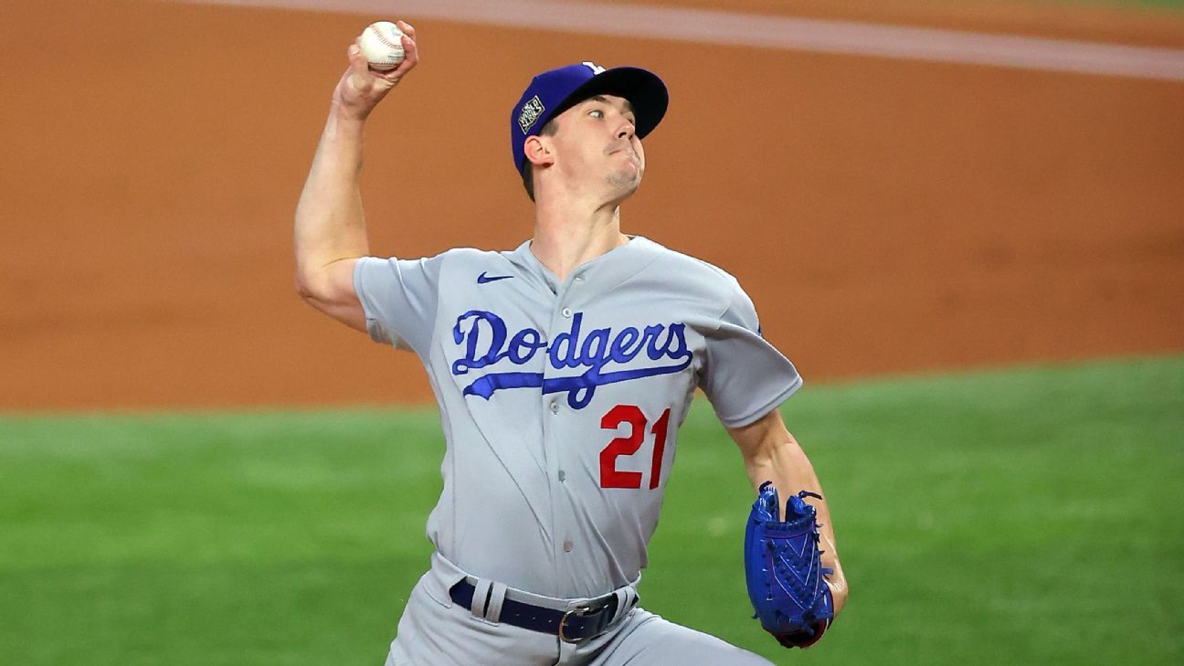 Walker Buehler abrirá Juego 3 de la Serie Mundial y un posible Juego 7