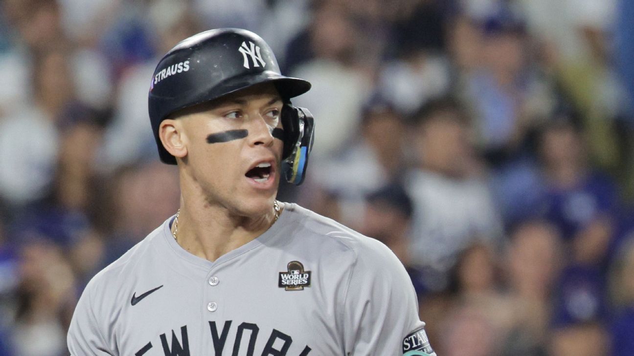 Yankees’ Aaron Judge whiffs 3 more times in World Series Game 2