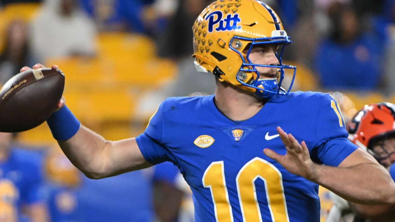 Pitt QB Holstein out; Yarnell starts vs. Clemson