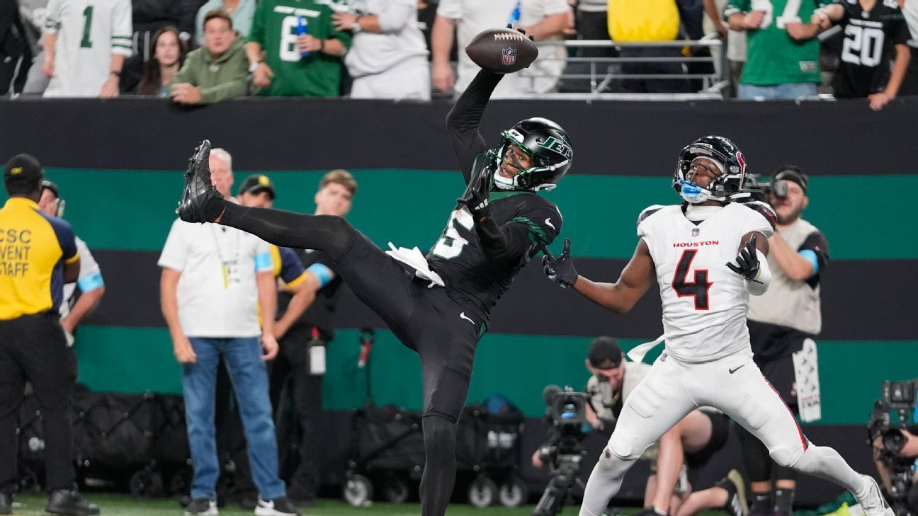 Jets greats react to Garrett Wilson's one-handed TD catch - ESPN