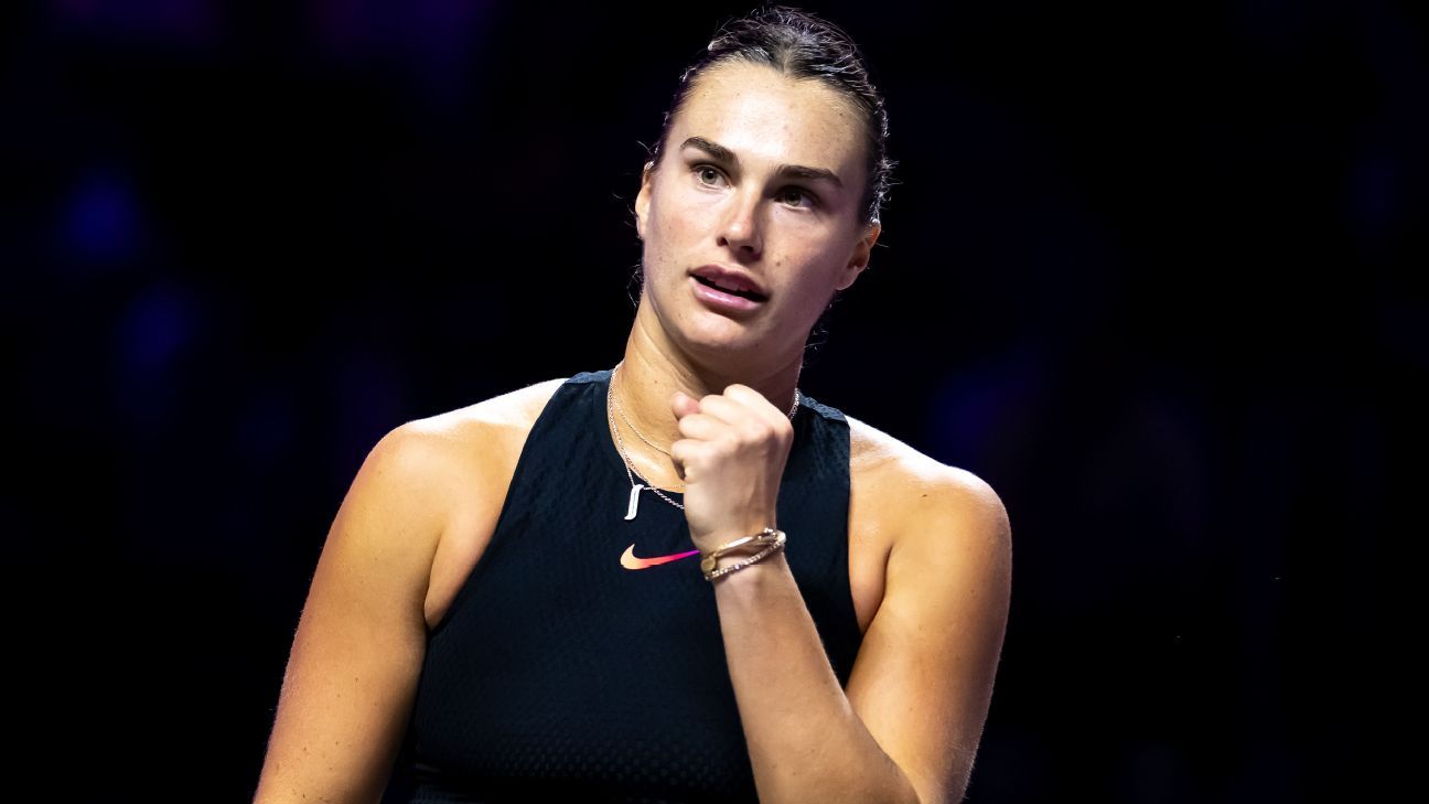 Sabalenka handles Zheng in WTA finals opener