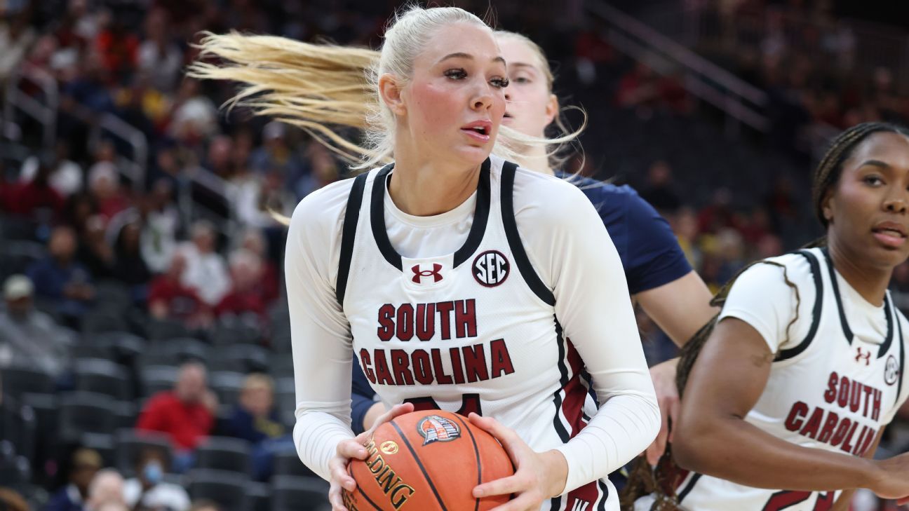 Chloe Kitts available for South Carolina after sitting out game - ESPN