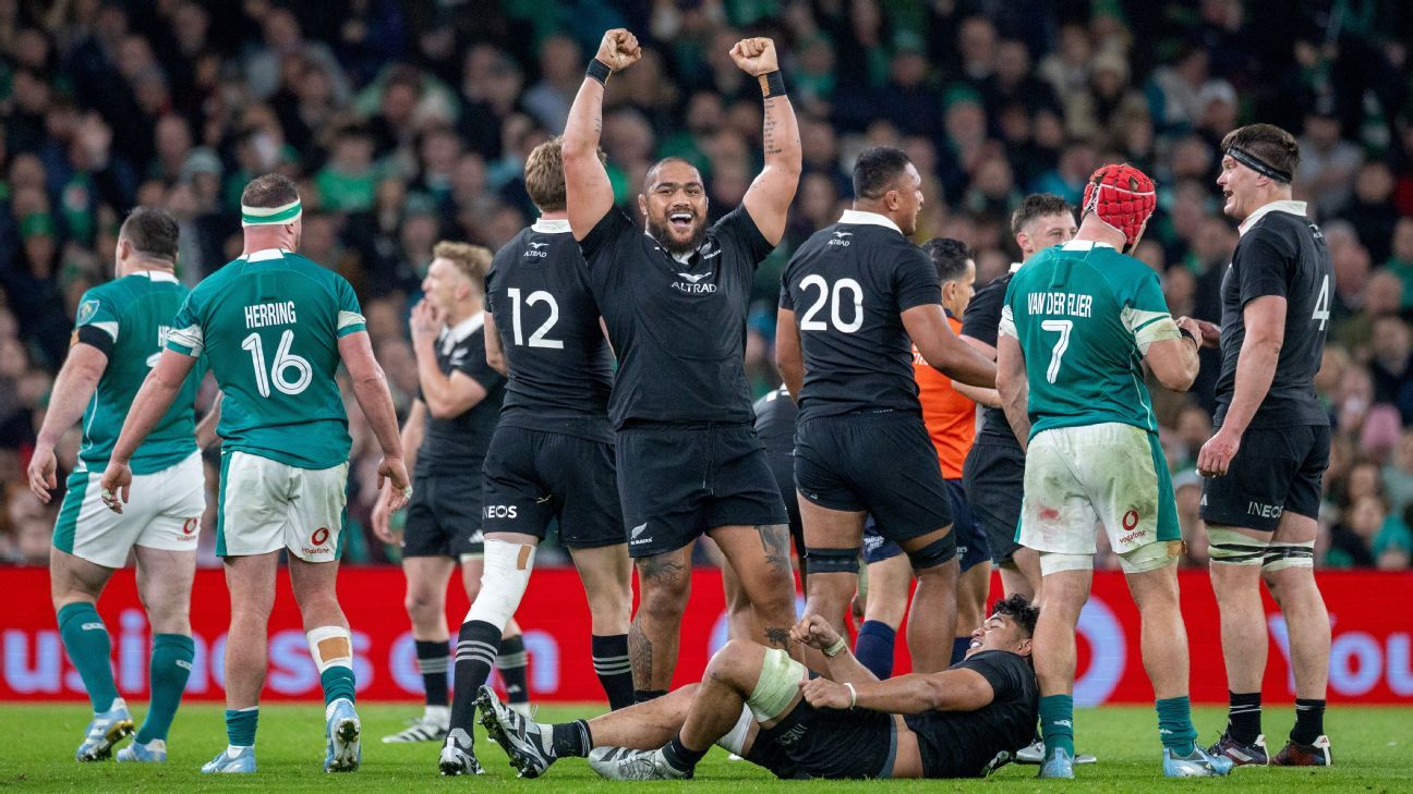 New Zealand send message to rugby world with Ireland win