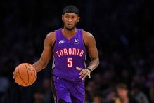 Raptors' Quickley (hamstring) to miss Game 1 vs. Cavaliers