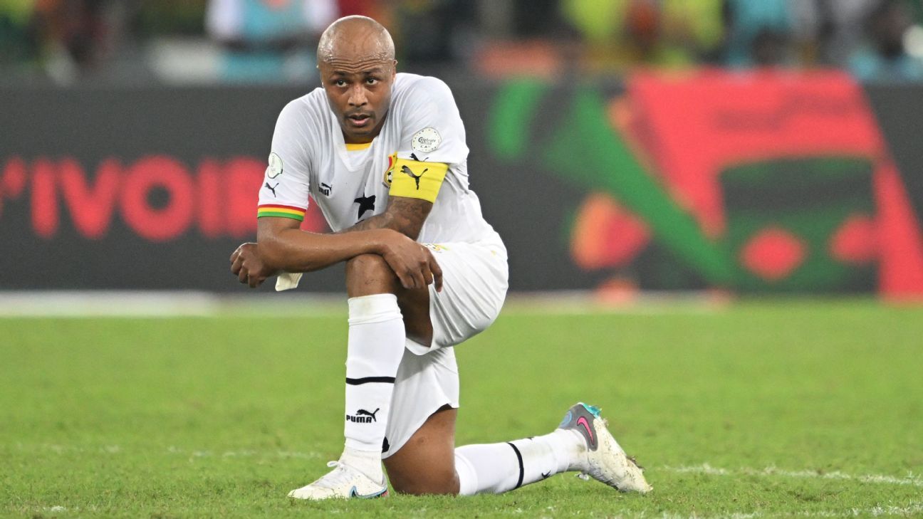 Ghana fail to reach AFCON for 1st time since '04