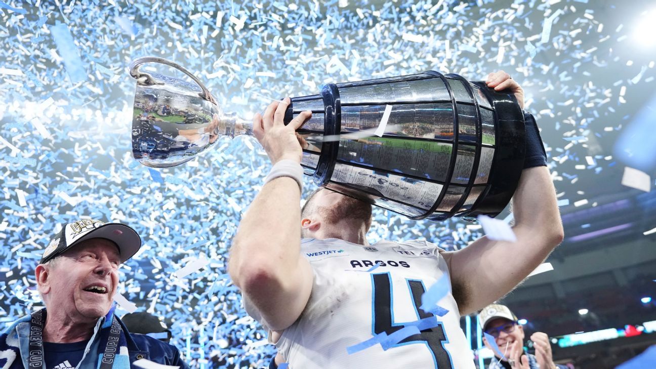 Nick Arbuckle Leads Toronto Argonauts to 19th Grey Cup Victory Over Winnipeg Blue Bombers