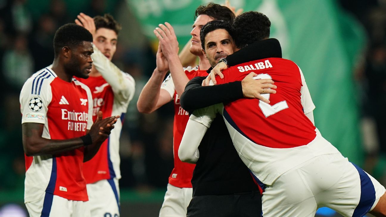 Arteta: Arsenal rout of Sporting a 'landmark win'