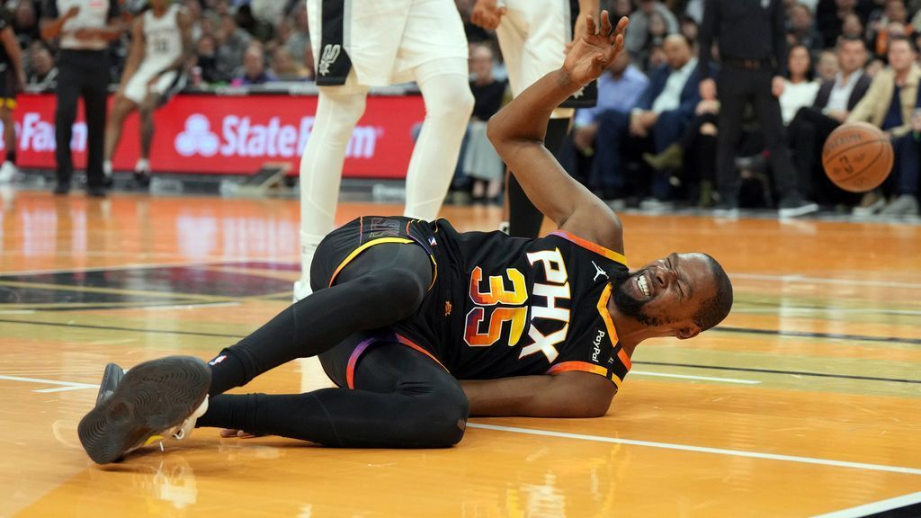 Suns lose Kevin Durant to ankle sprain vs. Spurs - ESPN