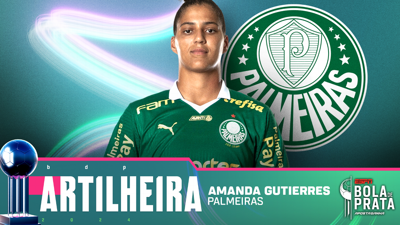 Palmeiras: Amanda Gutierres mantém pontaria afiada e é artilheira recordista.