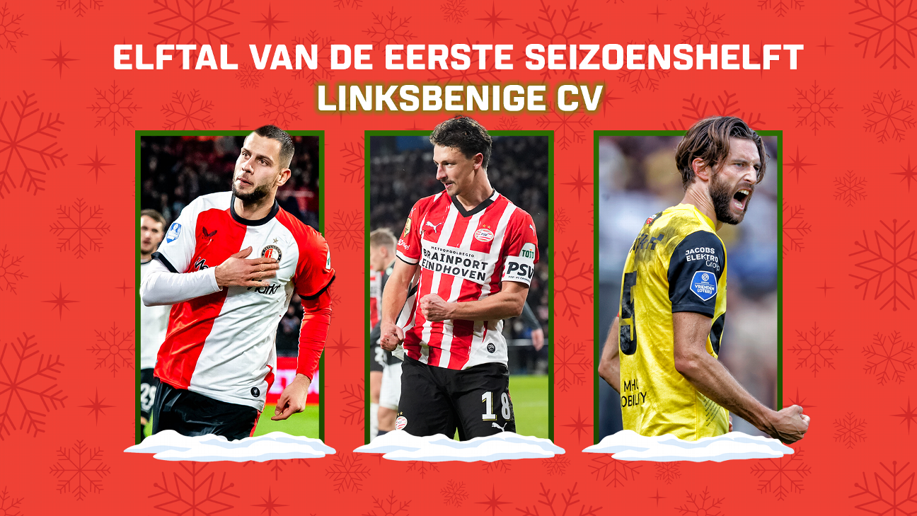 Elftal van de eerste seizoenshelft dit zijn de beste linker