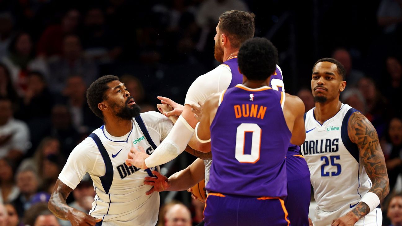 Nurkic, Marshall trade swings, among 3 ejected