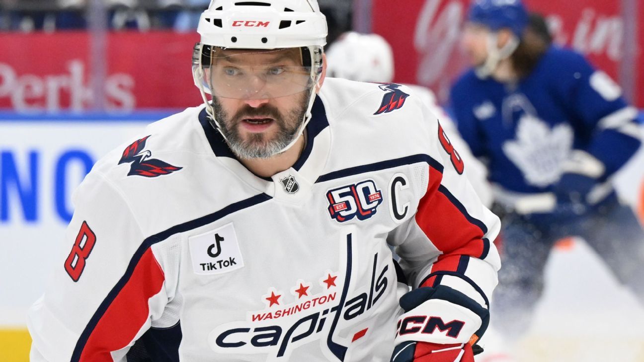 Within 25 of Gretzky, Ovechkin scores in return