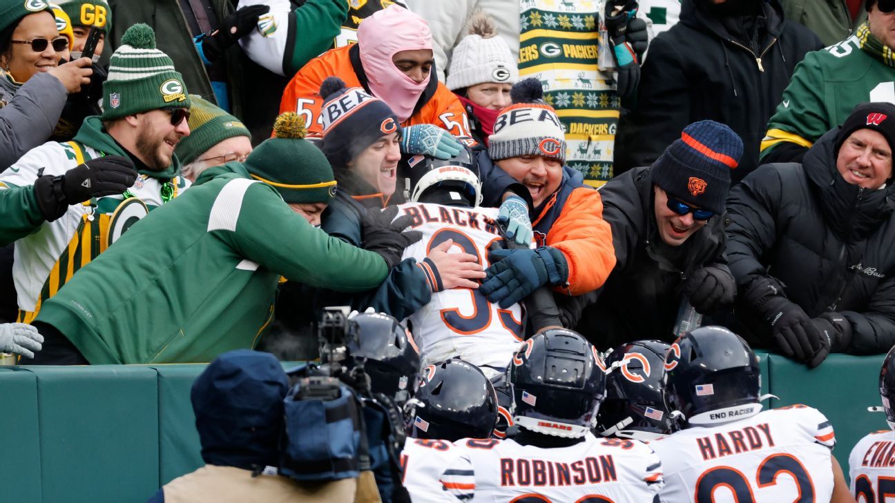 Bears open scoring with sleight-of-hand 94-yard punt return landing vs. Packers