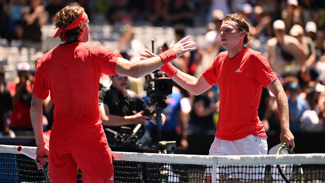 American Michelsen, 20, upsets No. 11 Tsitsipas