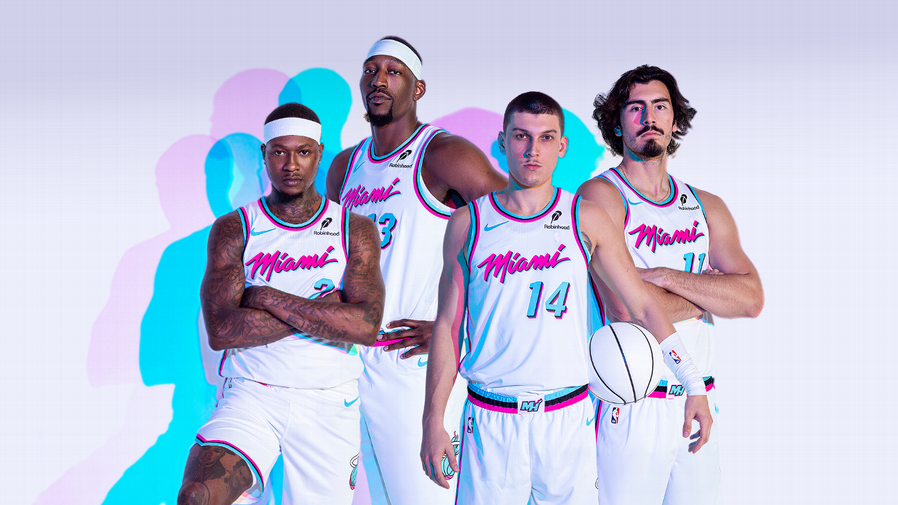 Miami Heat bring back 'Vice' jerseys after nearly five-year absence