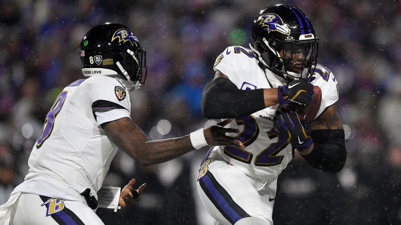 Ravens unlock ground attack, cap drive with Derrick Henry TD