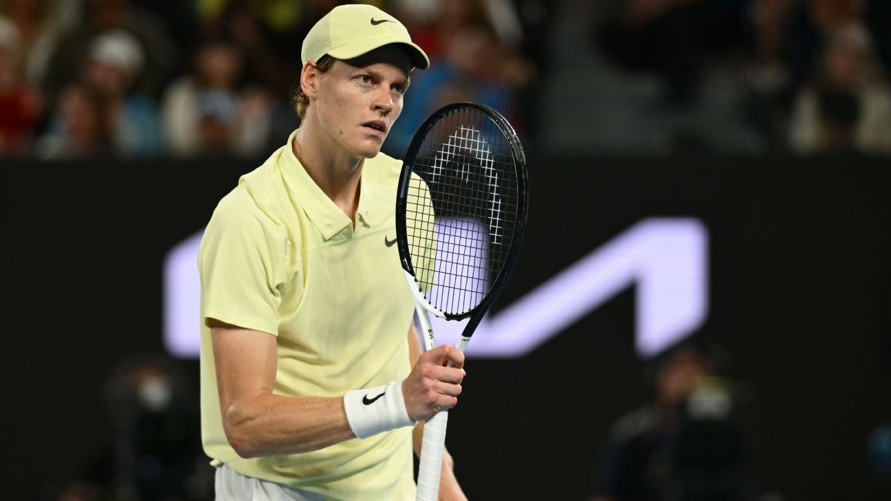 Sinner é bicampeão do Australian Open após 'atropelar' Zverev na final e repete feito de Djokovic