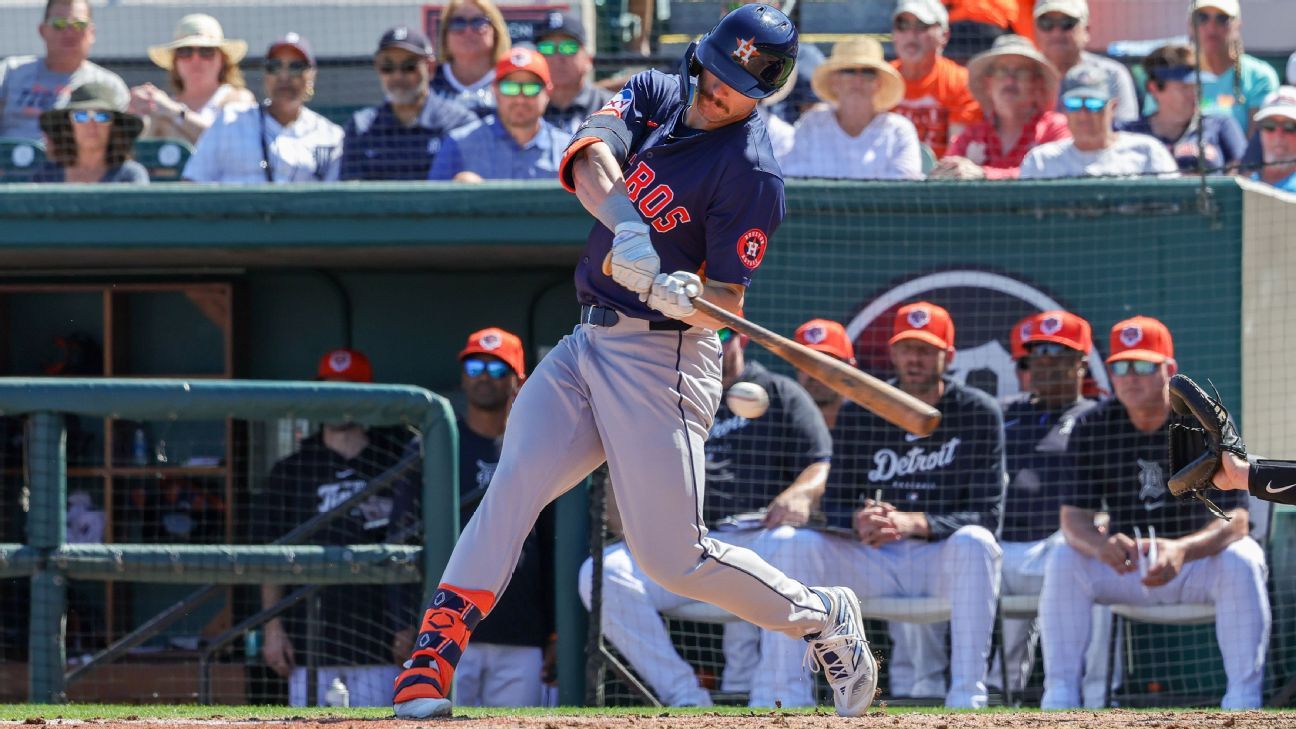 Astros put OF Melton on IL with ankle sprain
