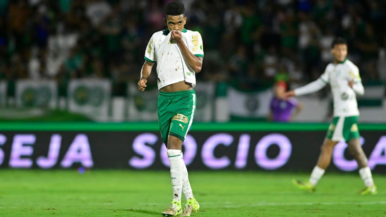 Estêvão se destaca, Palmeiras goleia Guarani e retoma vitórias no Paulistão.