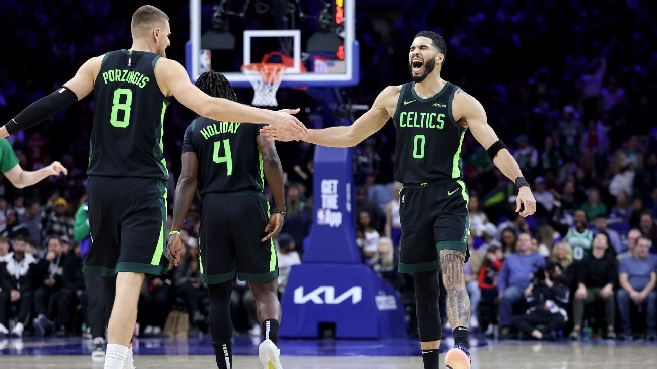 Celtics rally from 26-point deficit to defeat 76ers