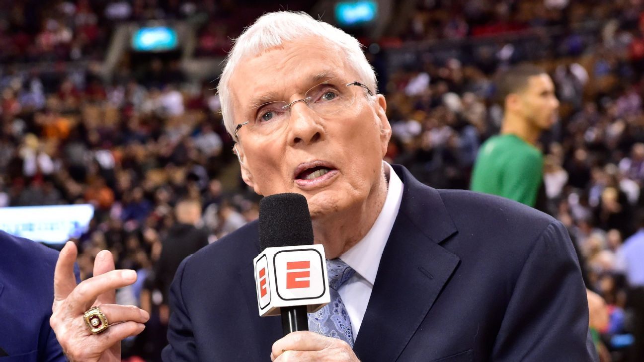 Brown, 91, prepares to broadcast final NBA game