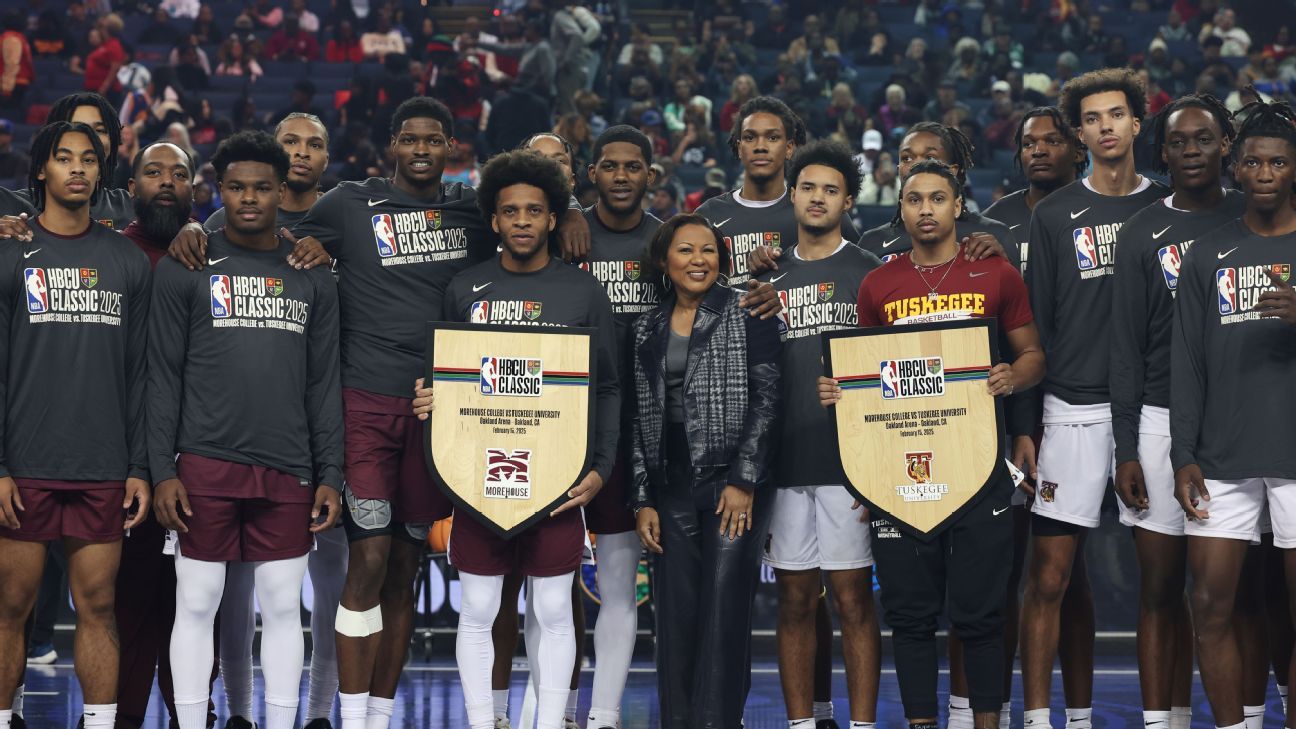 NBA All-Star Weekend 2025: Tuskegee leads Morehouse in first half of NBA HBCU Classic