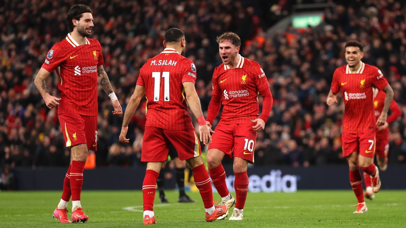 Liverpool stroll as Arsenal stutter in Premier League season-defining Wednesday