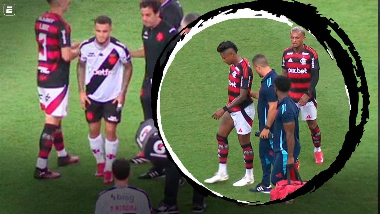 Coutinho e Bruno Henrique saem lesionados de clássico com Vasco pelo Flamengo