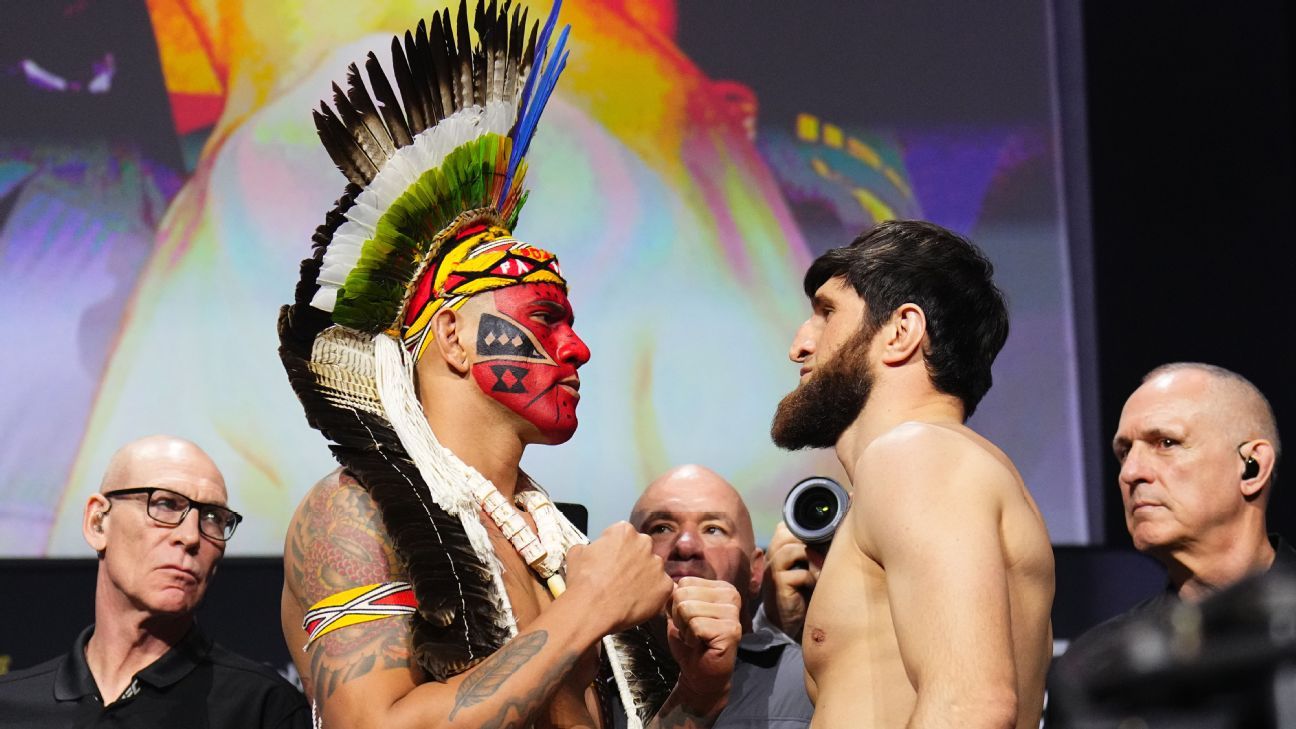 Ankalaev takes Pereira's UFC title by slim decision