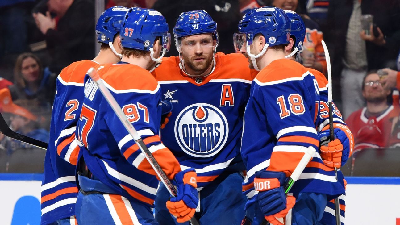 NHL playoff watch: The Oilers' path to a Pacific title