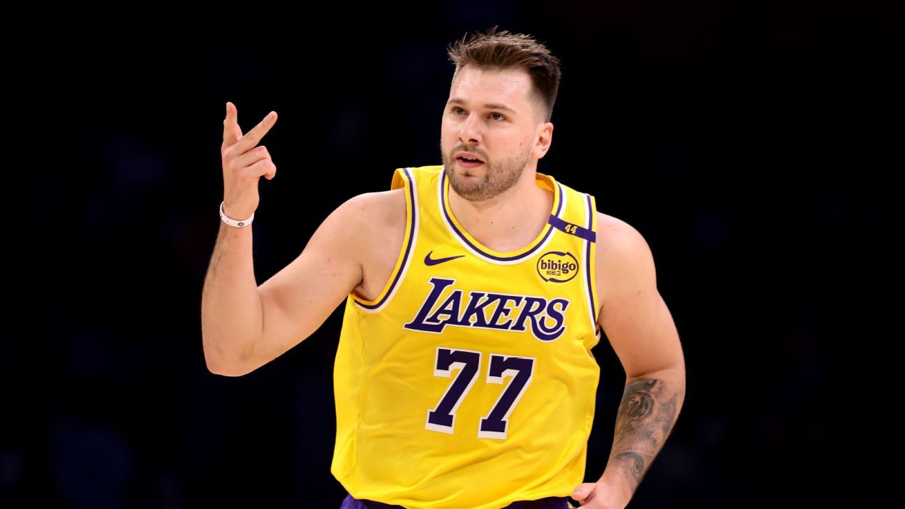 Com 21 pontos de Doncic no primeiro período, Lakers vencem os Nuggets com tranquilidade