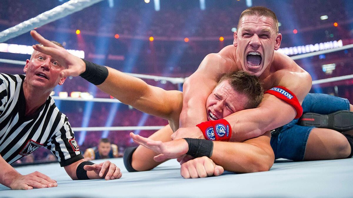 The Miz fue el segundo luchador en derrotar a John Cena en WrestleMania. Cortesía de WWE